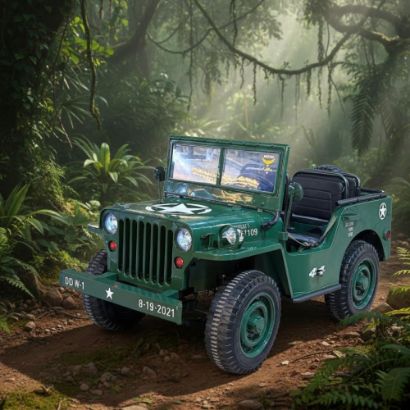 صورة سيارة أطفال جيب كلاسيك كهربائية